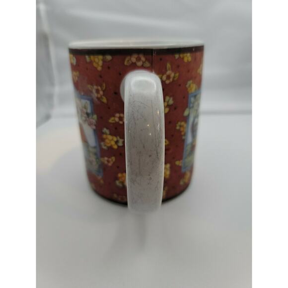 Lang & Wise Collector Mug "Good Morning" Lisa Blowers Artist 1998 Flowers - Picture 2 of 12